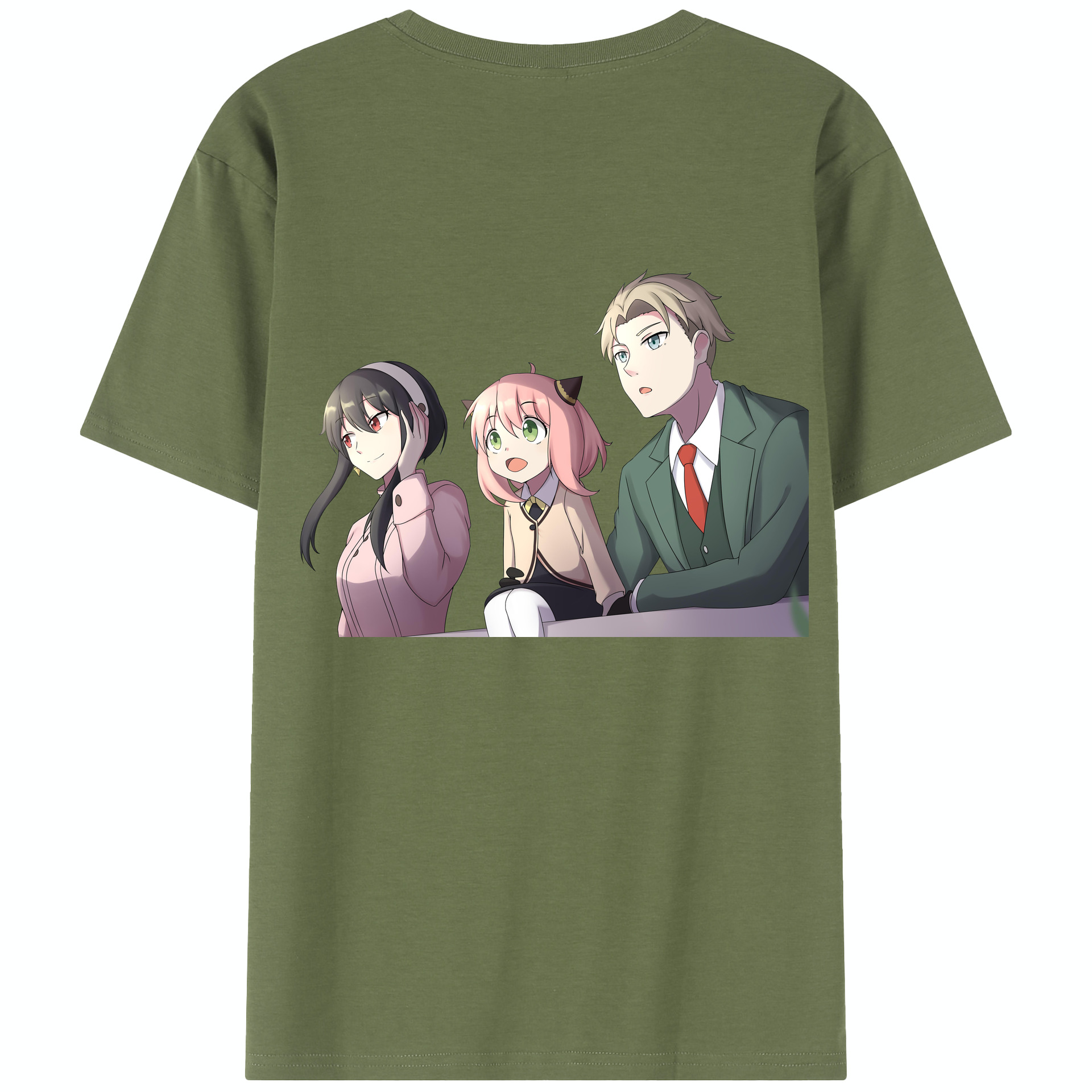 （画像用） SPY×FAMILY间谍家家酒 綿100％半袖Tシャツ（背面プリント）